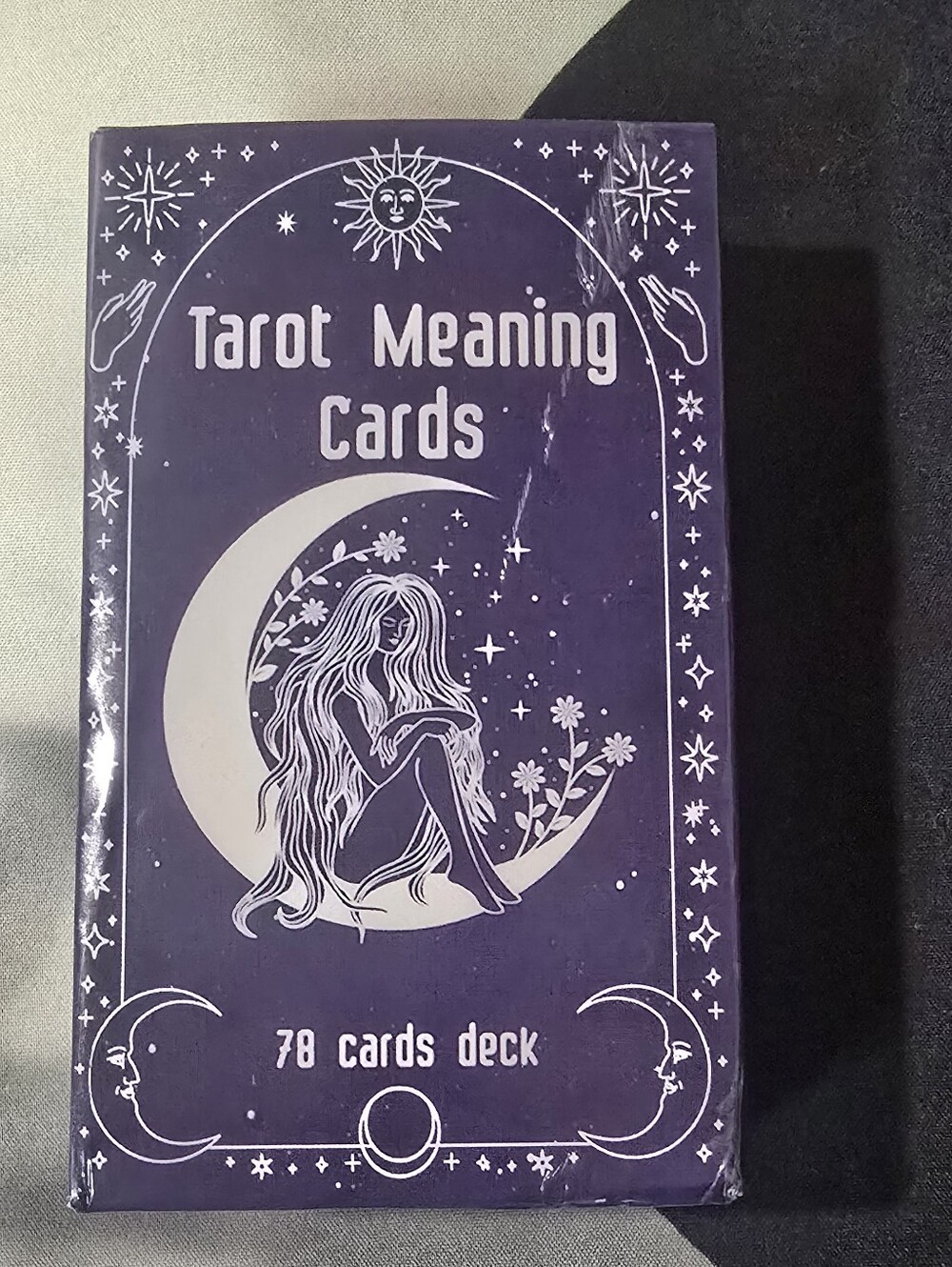 Tarot Meaning Cards Deck - Purple